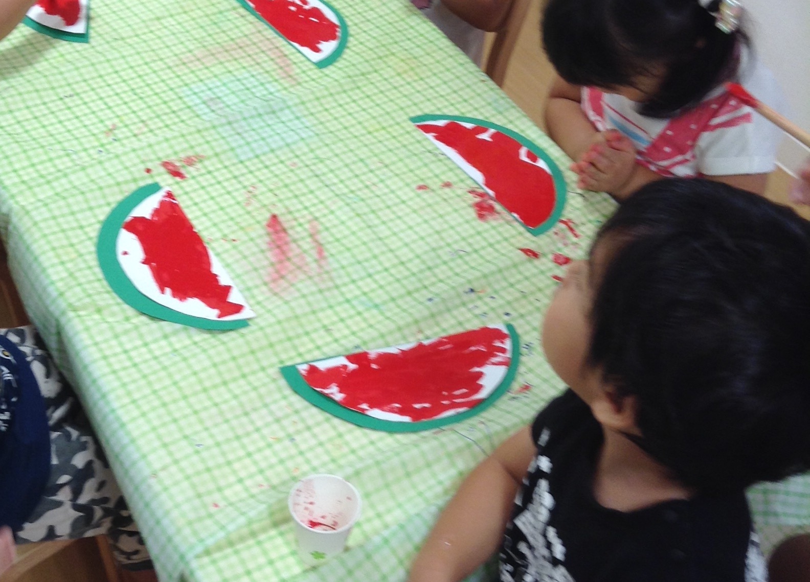 動画解説あり！≪４歳児向け≫夏の 製作 にぴったり！『すいか』を作ろう♪幼保就活教えてinfo+