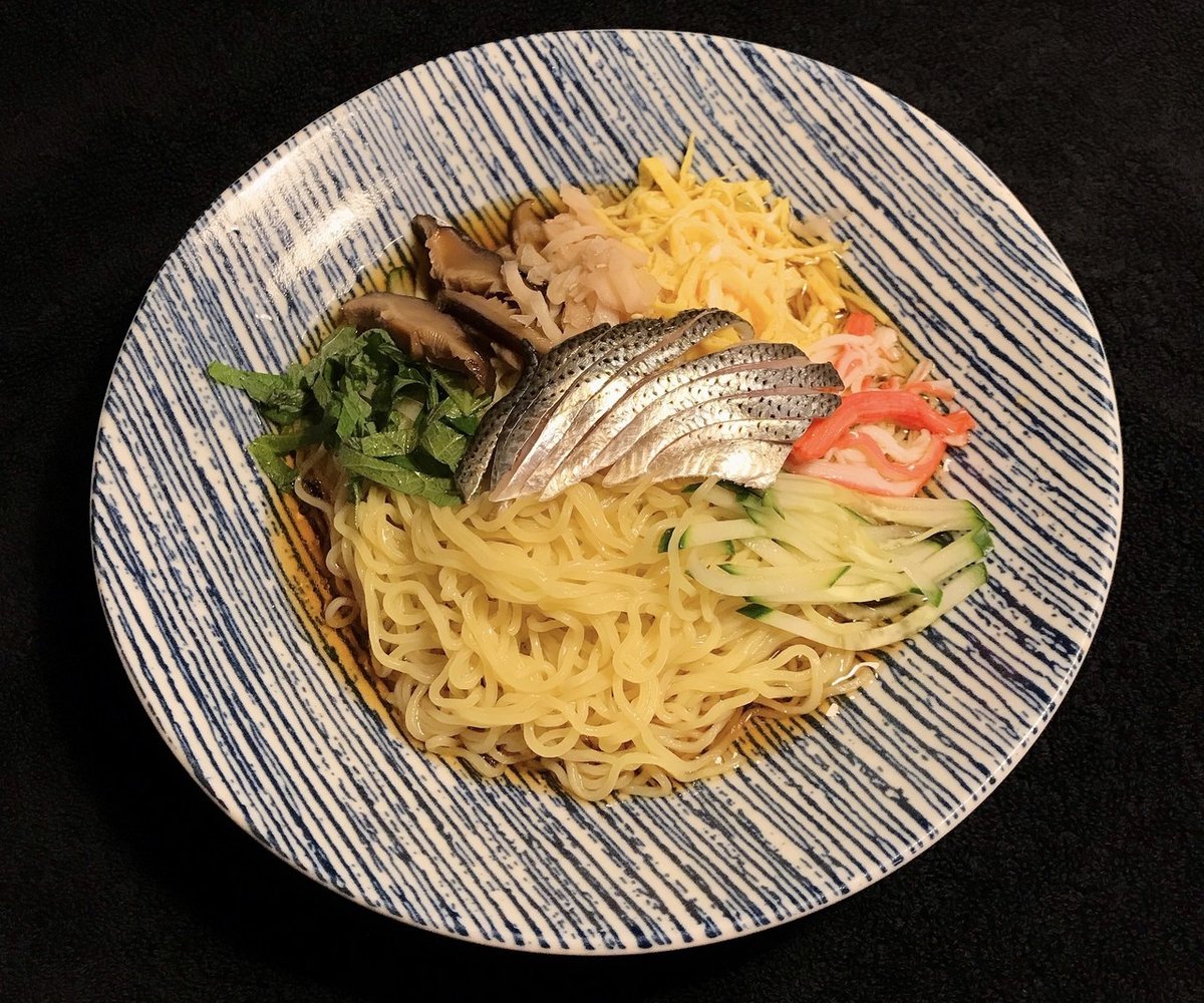 新説・魚食レポvol.8 酢締めコハダの冷やし中華かにへ