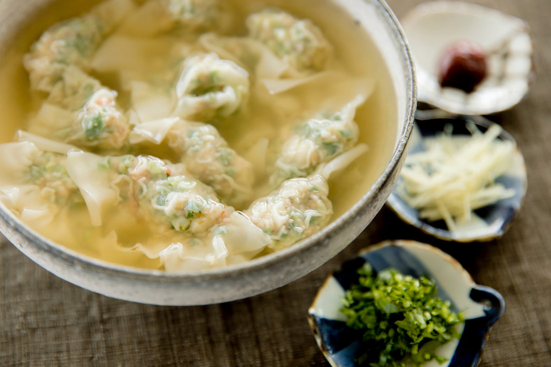 海老ワンタンスープ プリっと美味しい