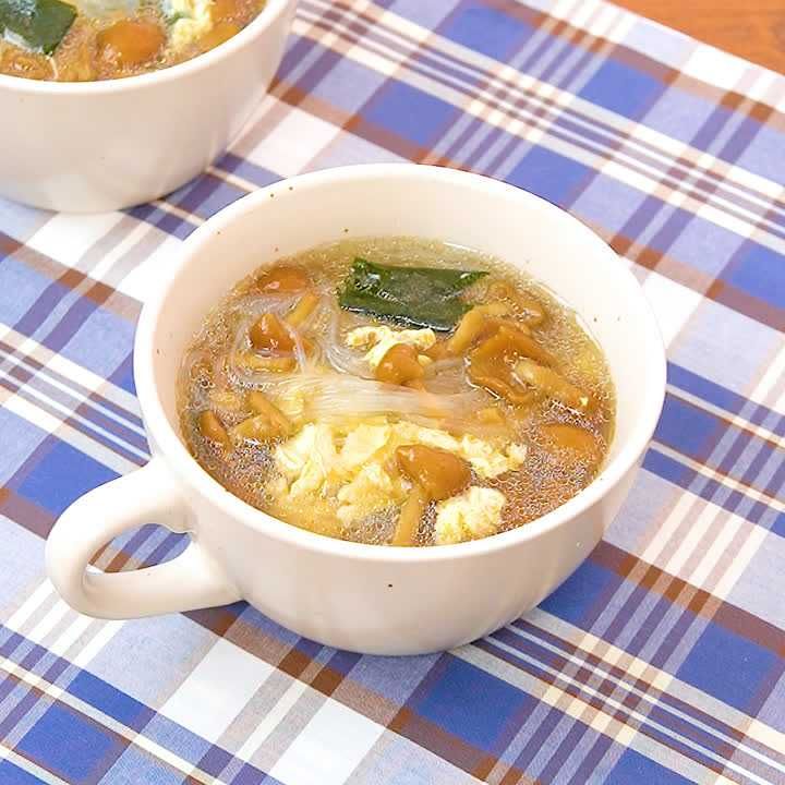 なめこワカメとスープ レシピ・作り方 by むうむん - 楽天レシピ