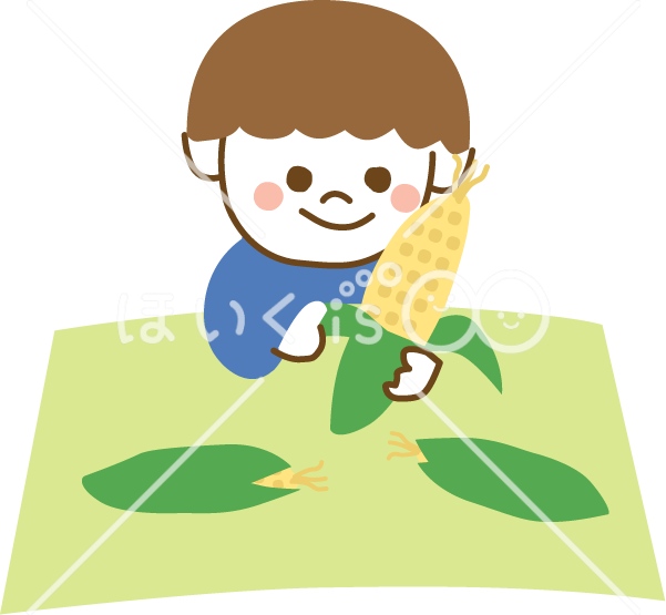 食育～とうもろこしの皮むき～ - 小規模認可保育園 桜坂みらい保育園