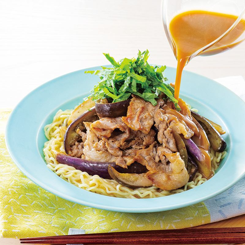 鶏肉と卵のごまだれ冷し中華