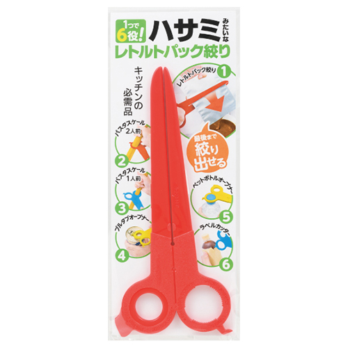 完売 １つで６役！ハサミみたいなレトルトパック絞りキッチン在庫対応ノベルティ 名入れ等 ノベルティグッズ・販促品の力匠