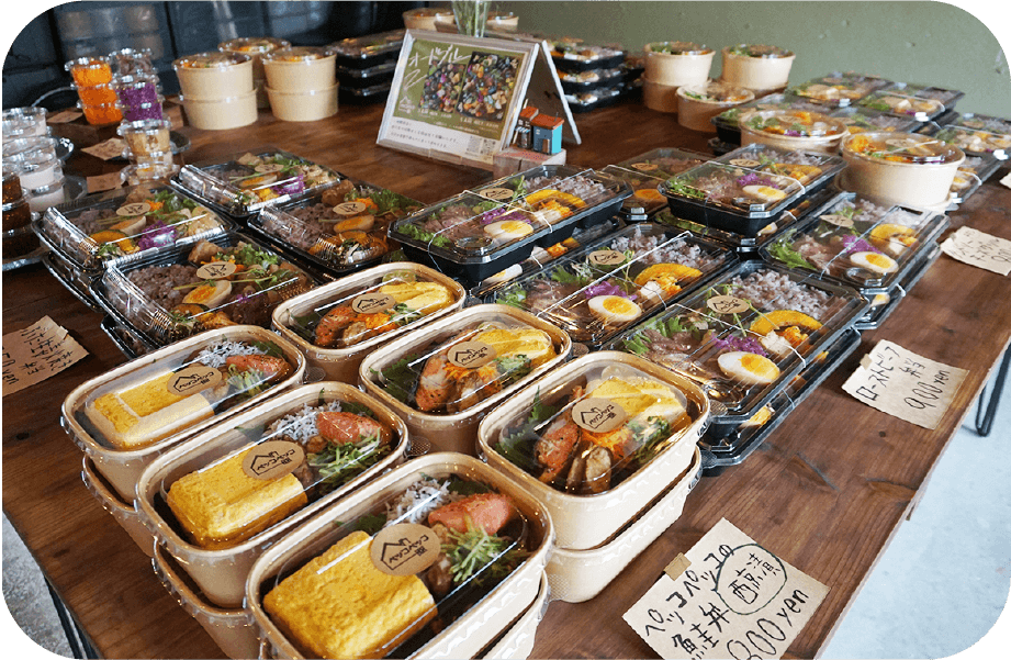 Nippon食の森 あざれあ 岡崎市和食テイクアウト！お弁当！オードブル！法事やお盆のお料理にどうぞ Nippon食の森あざれあ 岡崎市欠町オシャレ 和食料理