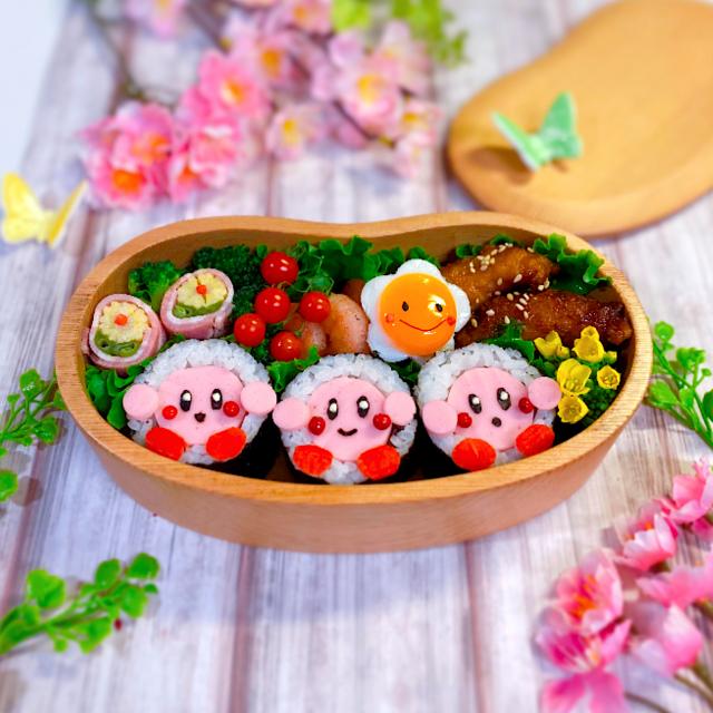 簡単なキャラ弁を作りたいならこれ一択！子供大喜びなカービィ弁当 作り方 レシピ