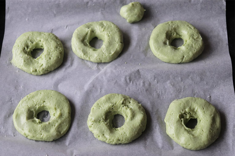 もっちり おとうふ米粉ドーナツ 型なし！揚げたような美味しさ