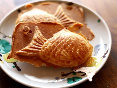 How to make Taiyaki Fish-shaped Cake without mold型なし鯛焼きの作り方 - YouTube
