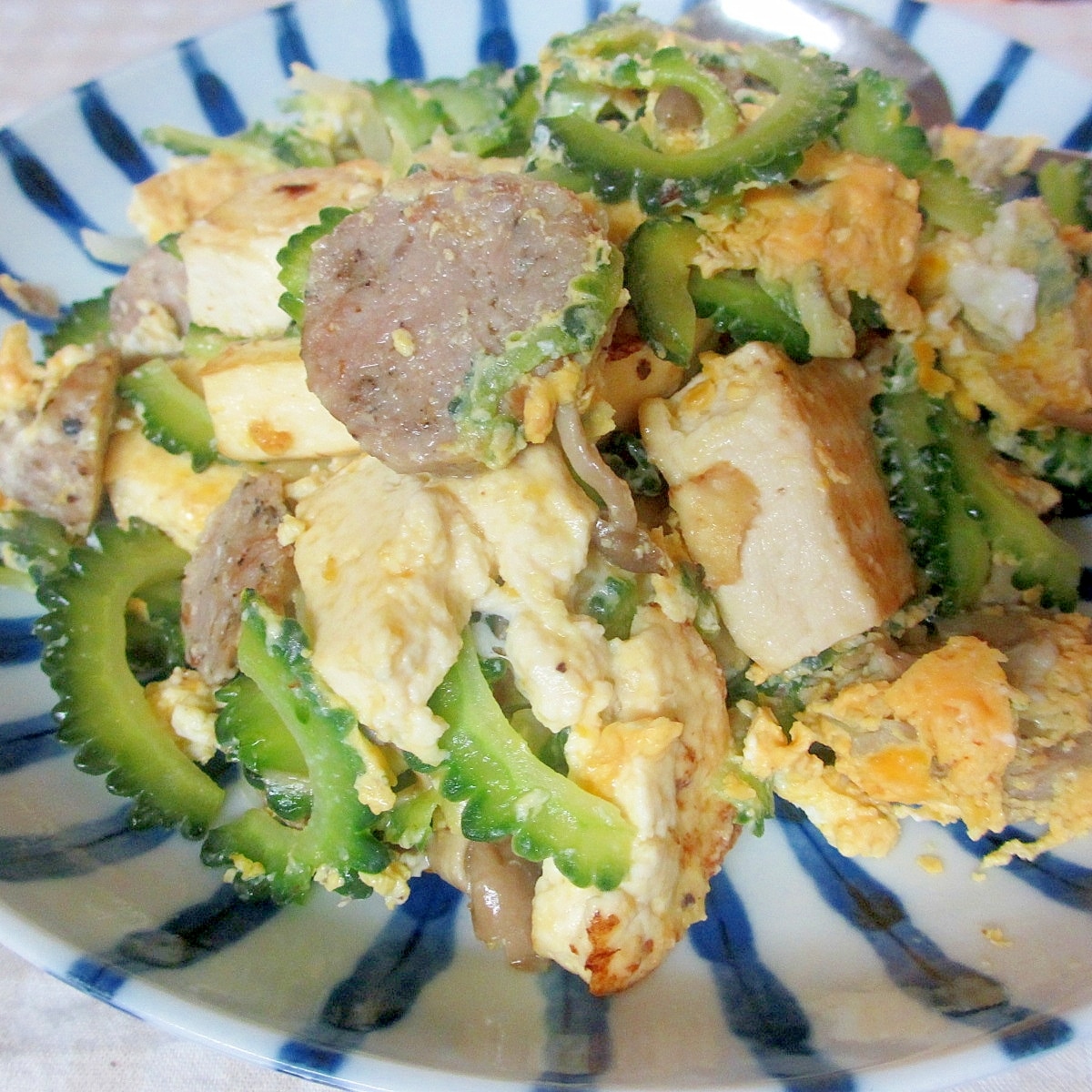 白だしで！夏の定番ゴーヤチャンプル