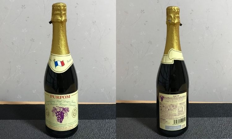 KALDIで買ったグレープジュース小さなしあわせ 明日もしあわせ♪