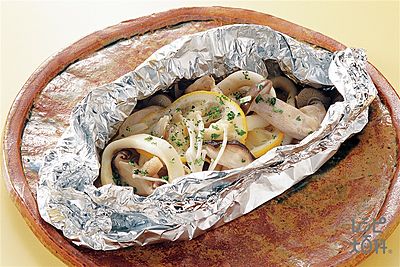 鮭のホイル焼き 塩麹を使って