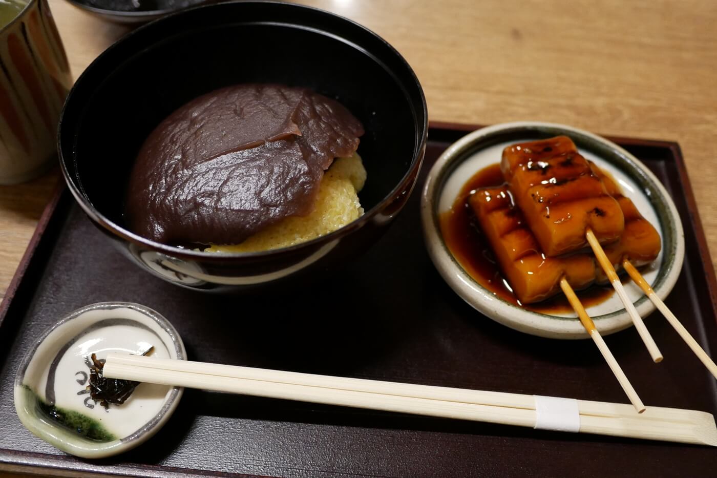 河原町三条 梅園 あわぜんざいとみたらし団子bonの記録ブログ