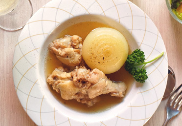 炊飯器で鶏肉と大根のとろとろ煮