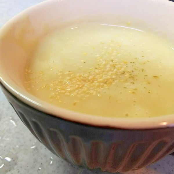 冷たいナスのポタージュ