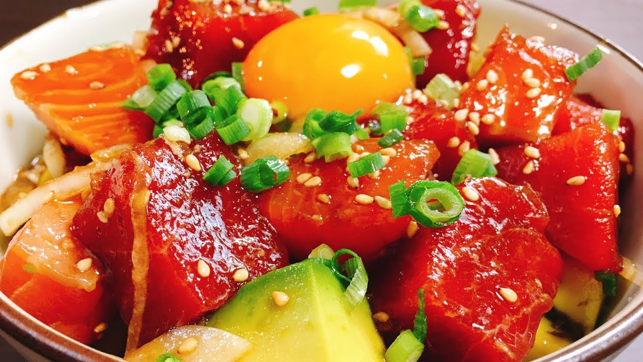 モッツァレラとアボカドのアヒポキ