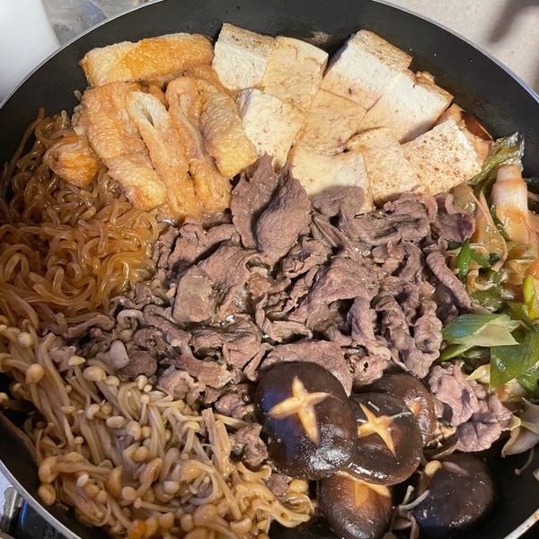 簡単美味しいすき焼き～割り下から～