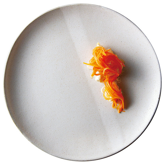 ソースで模様を書く