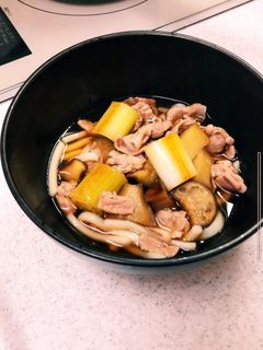 ３月のライオン なすと豚肉のつけ汁