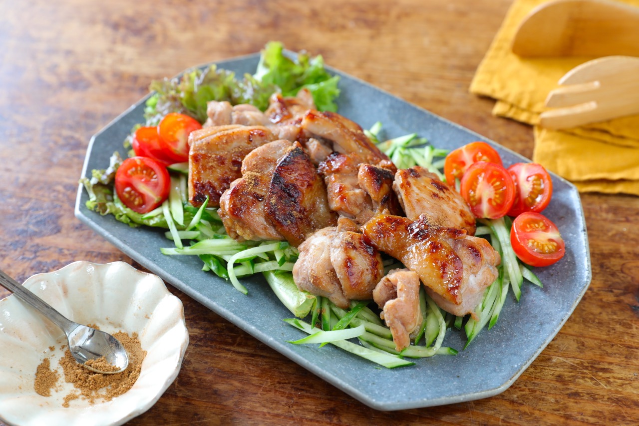 アルストキャンプ飯 『塩麴に漬けた野菜と鳥もも肉の、フライパン焼き』teraken_