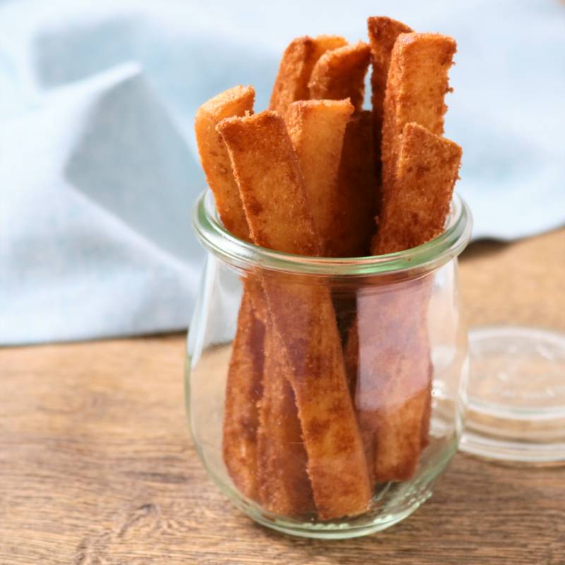 食パンの耳で☆シュガースティックパン *^^*