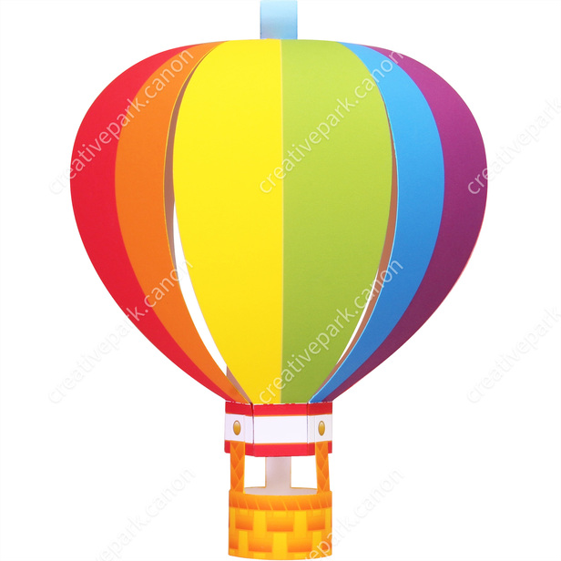 風船を使った「気球」の装飾の作り方 フォートナイト風