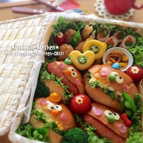 2020 3 17 兄弟おべんとうメモ。くるくるサンドイッチ弁当