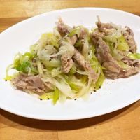 せせりのねぎ塩レモン炒め 誰でも簡単！こんなんで出来るやみつき炒め 食べる時は隣にビ－ルを！