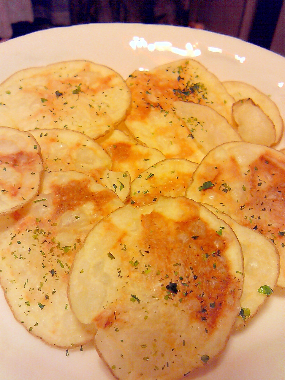 オーブントースターでポテトチップス