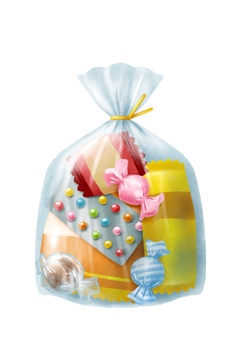 お菓子詰め合わせイラスト - No: 1156759無料イラスト・フリー素材なら「イラストAC」