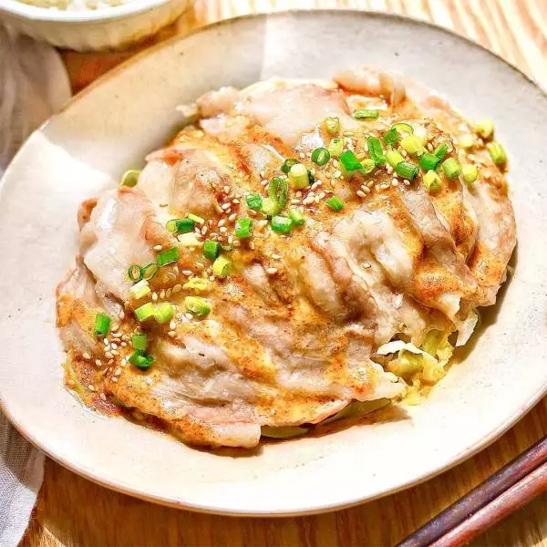 電子レンジで茹でキャベツ