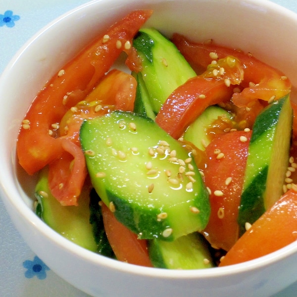 トマトと大葉のだし漬け簡単時短節約作り置きつゆが絶品副菜: 作り置き＆スピードおかず de おうちバル 〜yuu'sstylish bar〜 Powered by ライブドアブログ