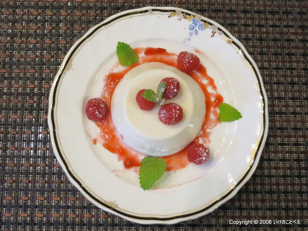 甘酒ブランマンジェ