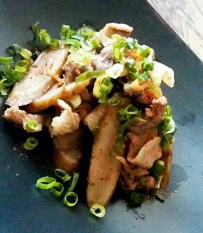 簡単節約☆豚こまとごぼうのしぐれ煮