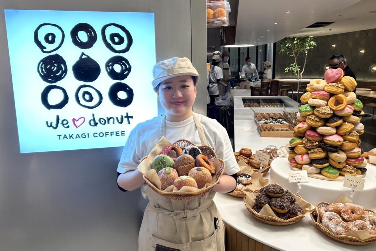 クリームたっぷり!基本の生ドーナツ