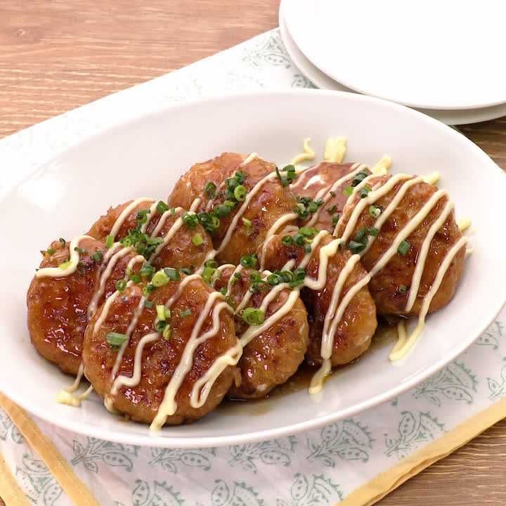 超簡単！ キャベツ焼き 混ぜて焼くだけ！小麦粉不要！洗いもの無し！ヘルシーなのに食べ応え満点