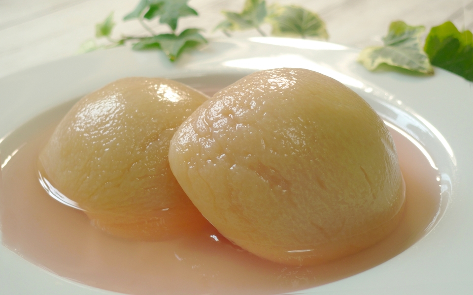 桃のコンポートレシピ 瓶詰め