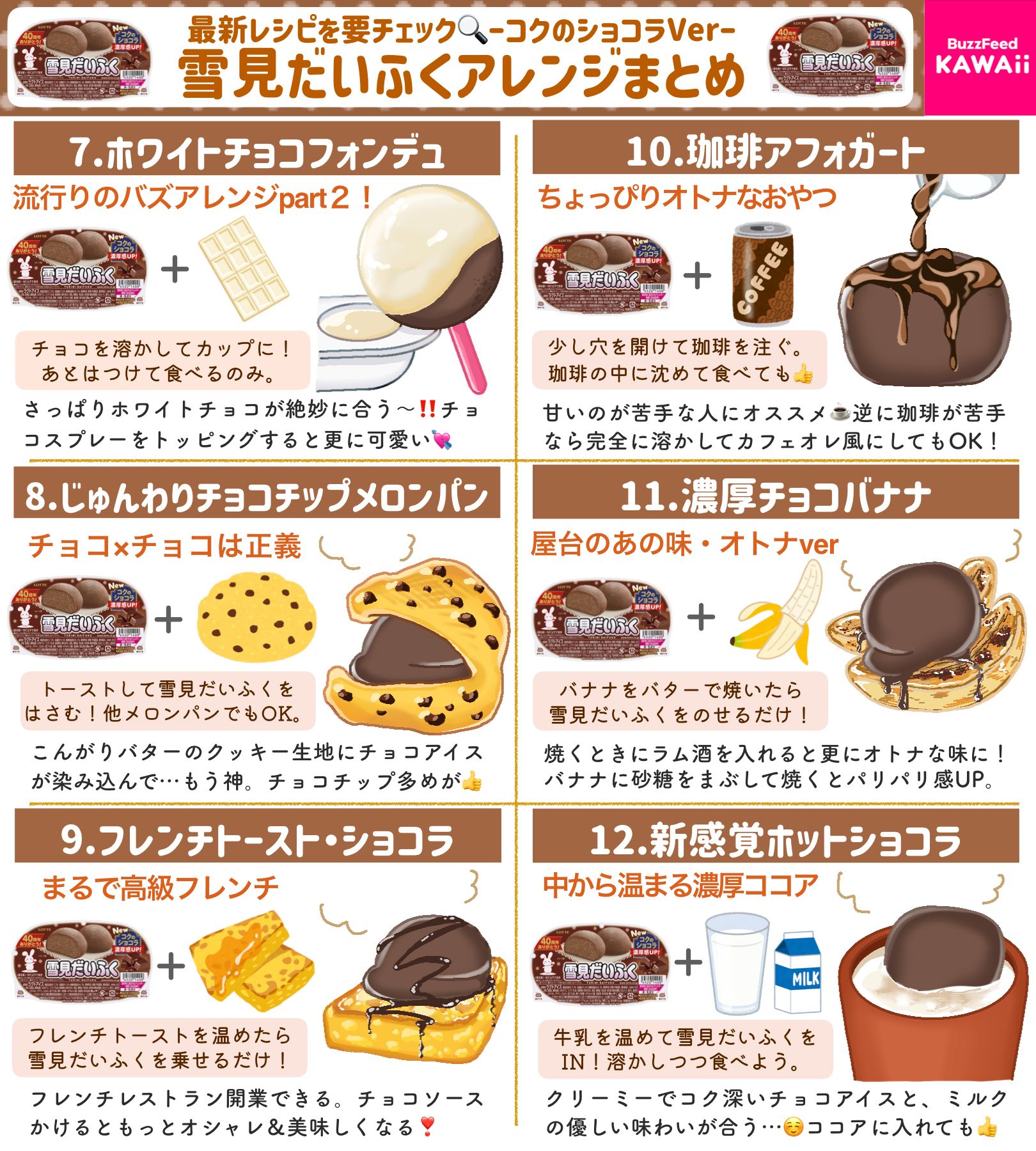 話題 これはクセになる！絶品「雪見だいふく」アレンジレシピイエモネ