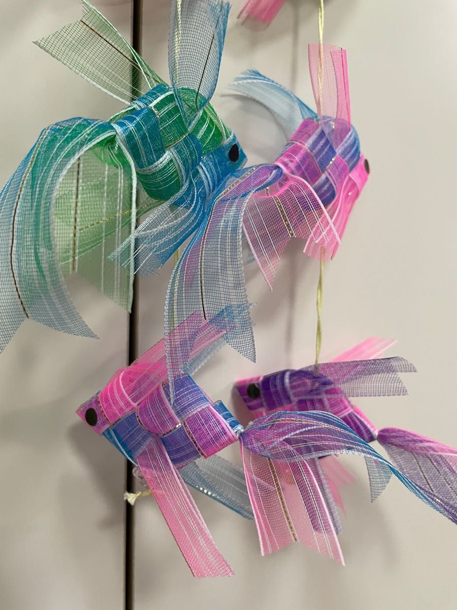 誰でも簡単に作れる リボン金魚🎀 リボンで金魚 かわいい💕 - YouTube