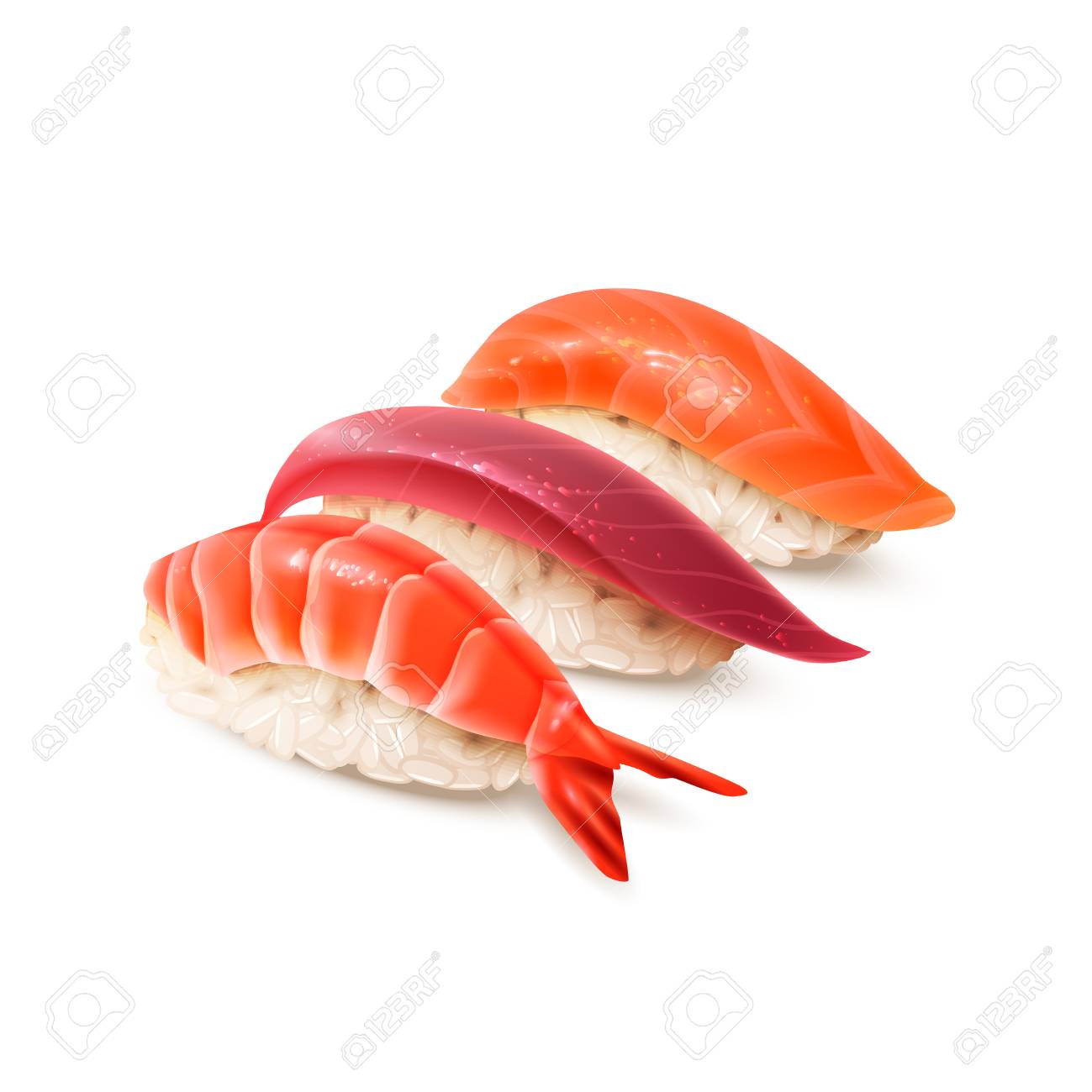 本物？写真？リアルなお寿司のイラスト - さきえるとまちるだ