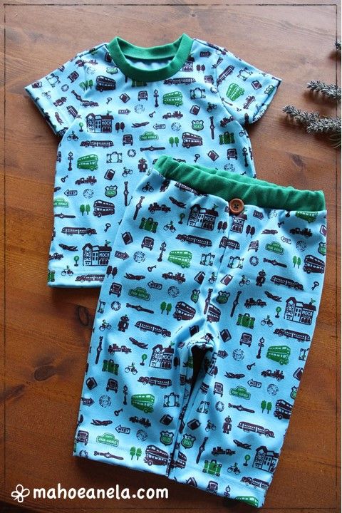 市販の型紙でパジャマをハンドメイド。手紡ぎ手織り薬草染めカディコットンの手作りパジャマ。ayurcloth