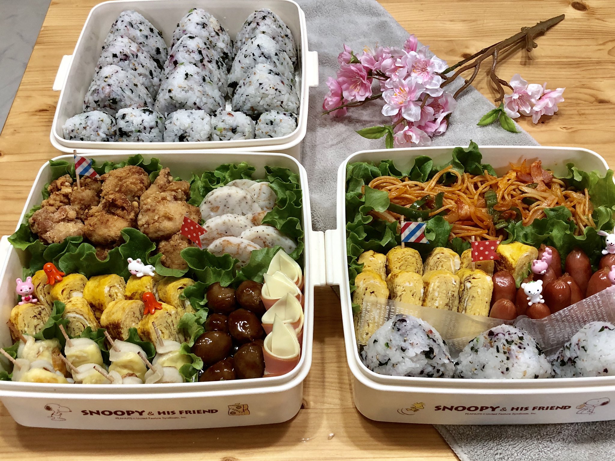 お花見弁当 春に作りたいおかずを重箱に詰め込みました