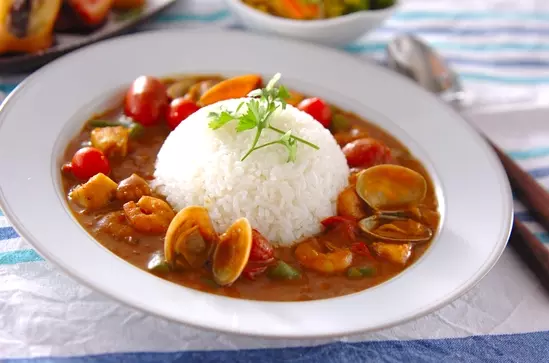 シーフードミックスで簡単☆海の幸カレ