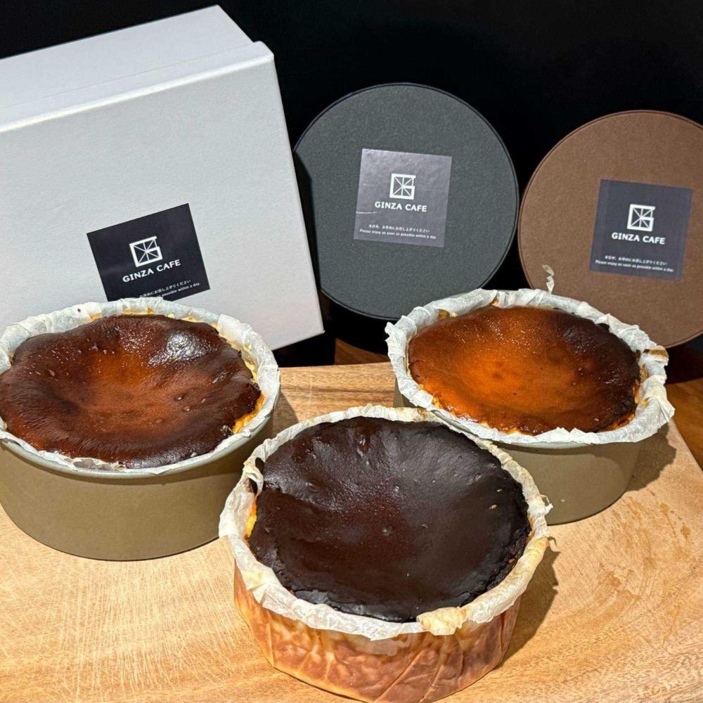 テイクアウト バスクチーズケーキ フルーツ添え5号サイズパティスリー ドゥ ボンヌ オーギュル