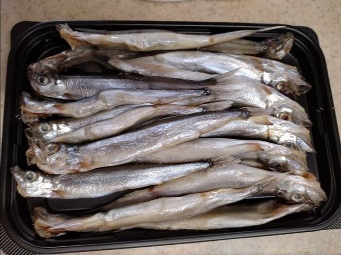 冷凍ししゃもをフライパンで♪