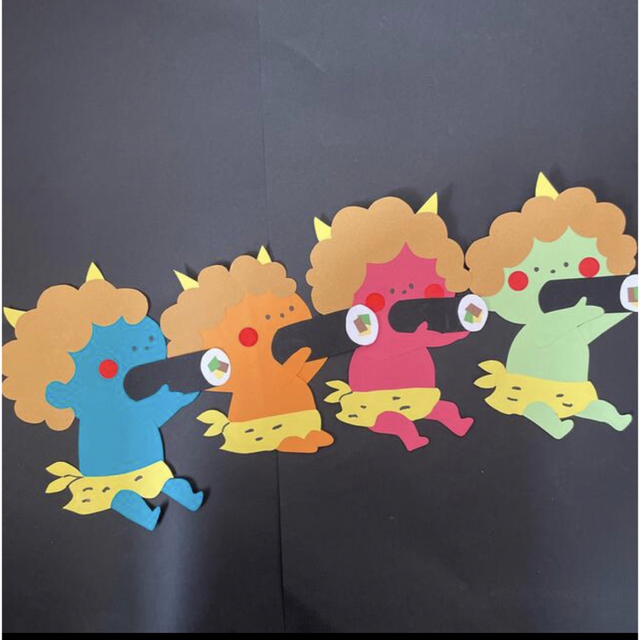 Amazon.co.jp: 壁面 飾り 節分 おに 恵方巻き 20 セット 製作 キット 工作 保育 : 文房具・オフィス用品