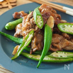 オクラとワカメがメイン☆豚肉の味ぽん炒め by 京ん家クックパッド簡単おいしいみんなのレシピが392万品