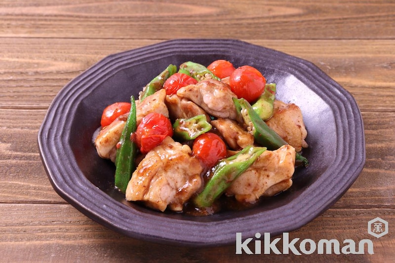 鶏肉とねぎの甘辛炒め