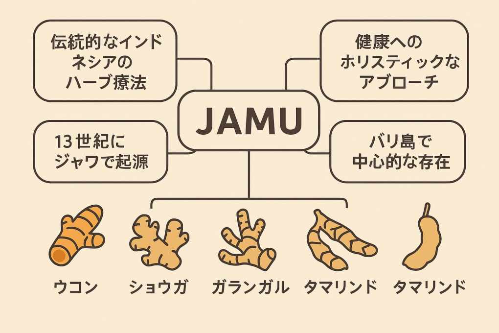 バリの薬局で民間薬「ジャムゥ」パウダーを買って飲んでみた。種類の紹介も