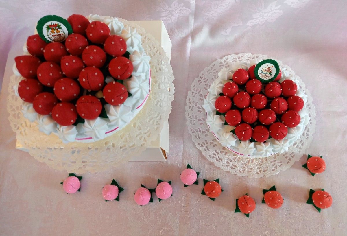 Amazon.co.jp: フルーツ版 バースデーケーキ フェルトおままごと : おもちゃ