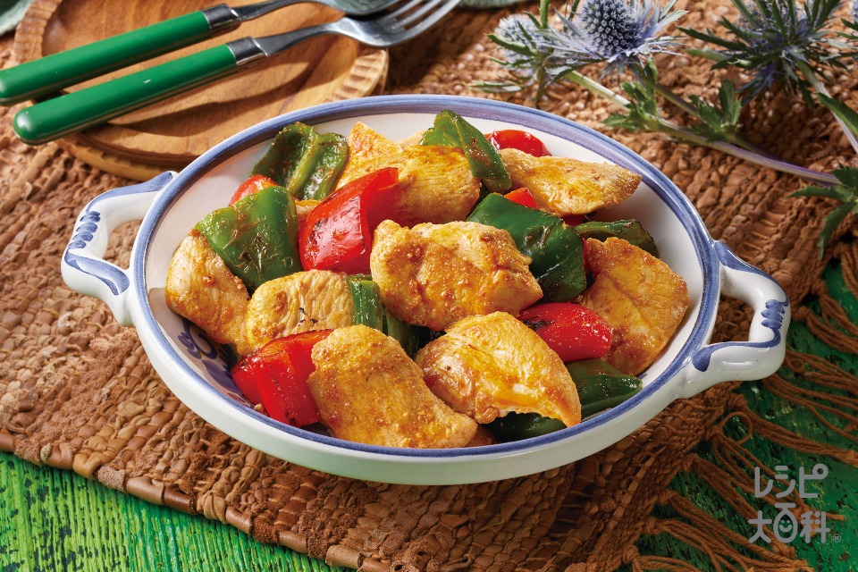 パプリカのさっと炒め