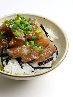 ブリの漬け丼